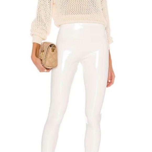 Commando Faux Patent Leather Legging in white size S - Picture 1 of 9